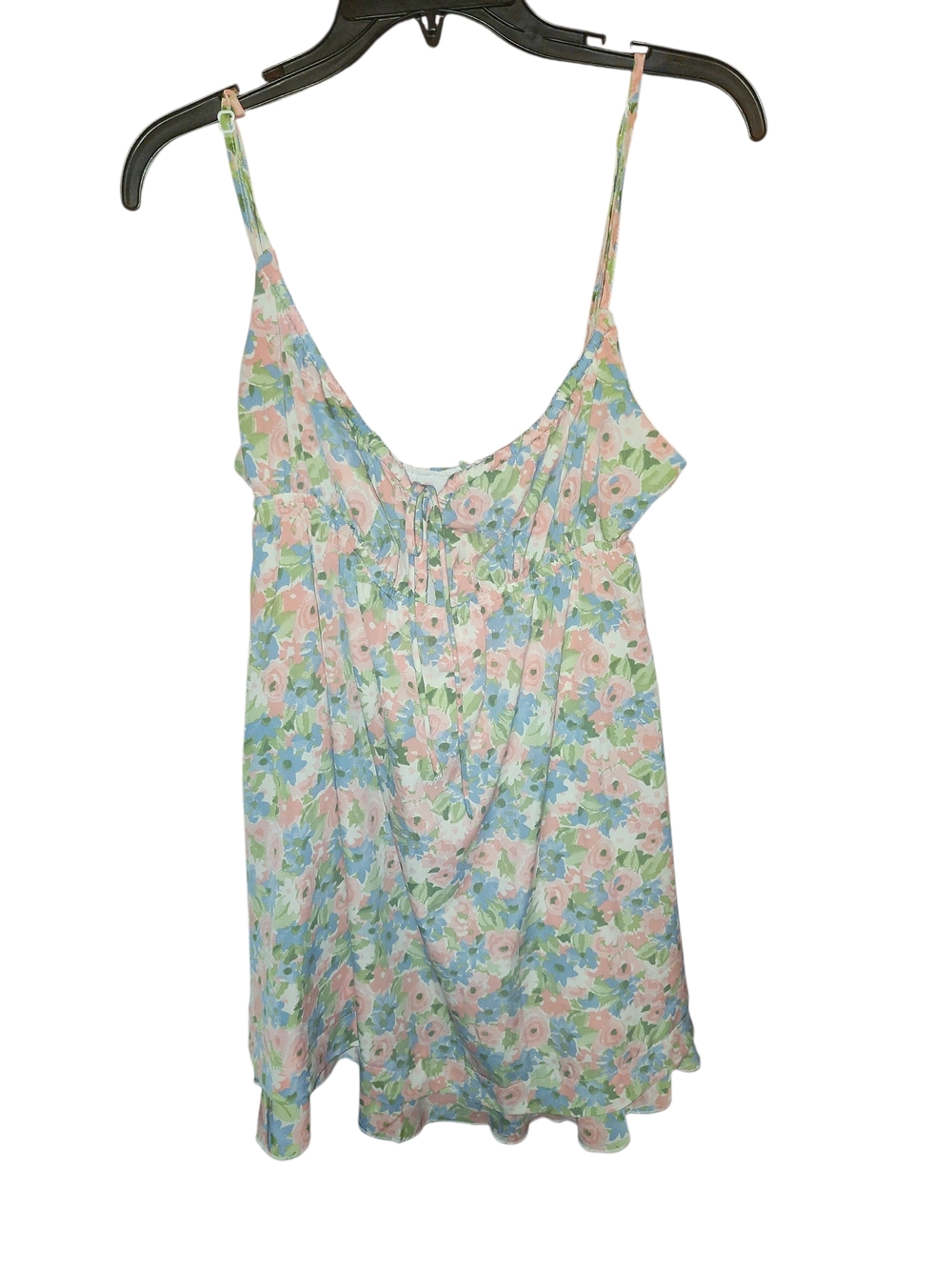 Princess Polly Floral Dress in Coral, Blue, Green